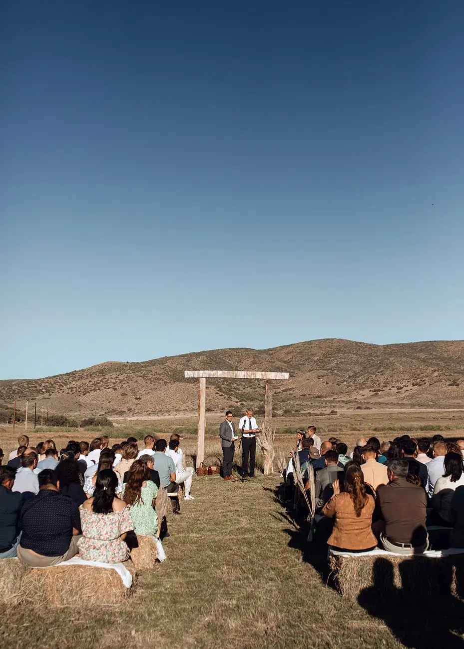 Ceremonia en la estepa