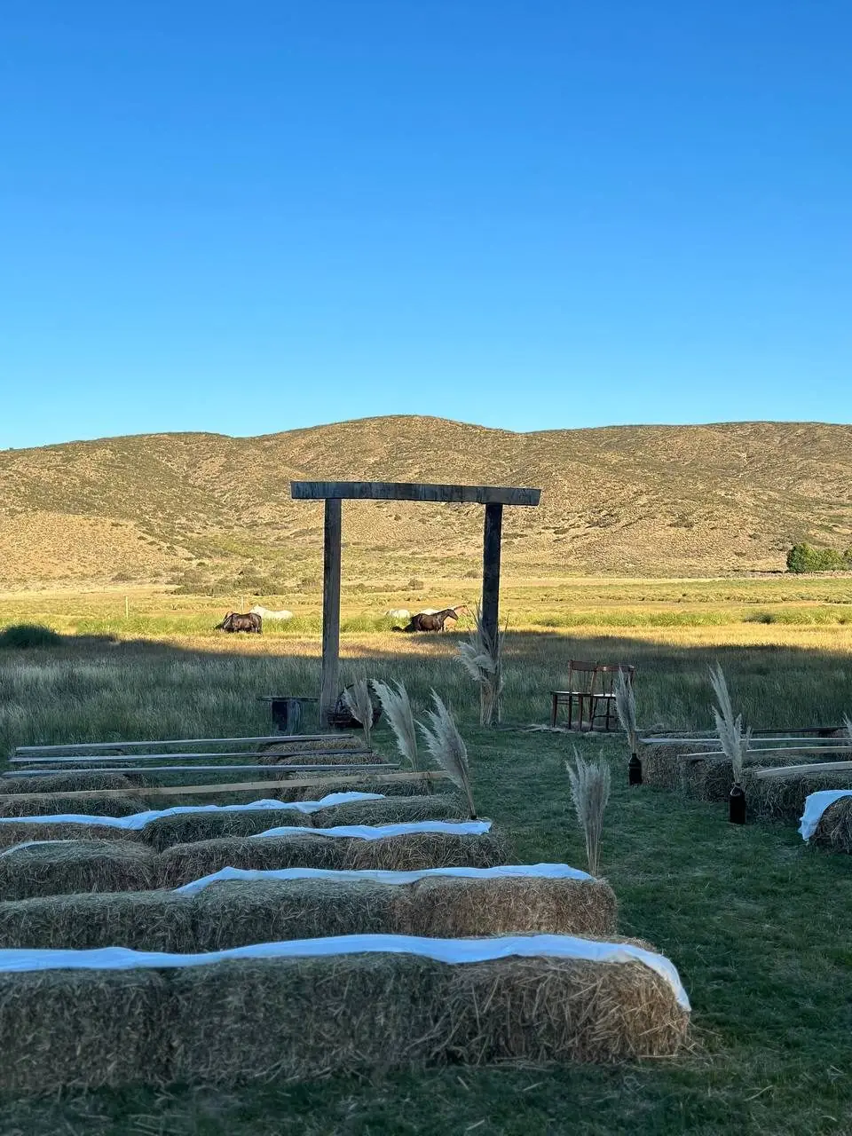Decoración del altar exterior