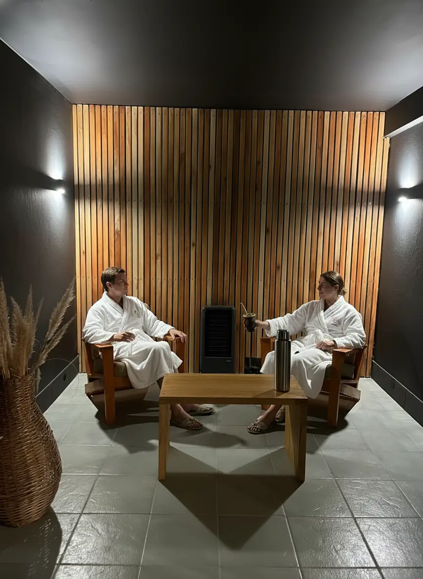 Sala de descanso del spa